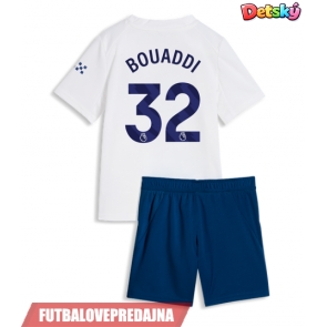 Lacne Dětský Futbalové dres Manchester City Ayyoub Bouaddi #32 2026-27 Krátky Rukáv - Tretina (+ trenírky)